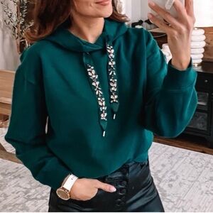 Express Forest Green Hoodie